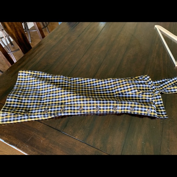 Hollister gingham dress with buttons - Picture 3 of 3